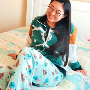Star Wars Boba Fett Helmet & Ship Allover Print Sleep Pants